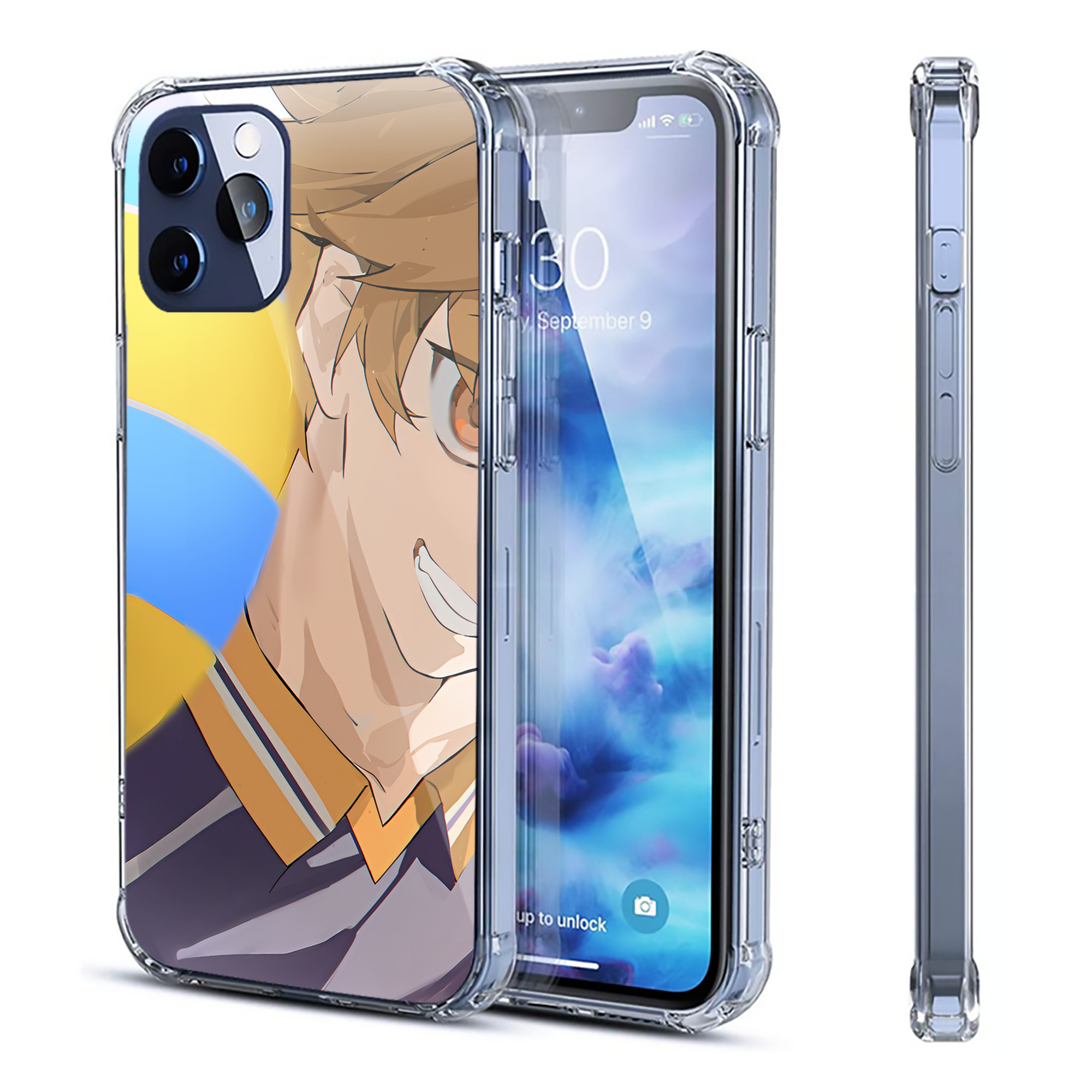 （画像用） ハイキュー!! Haikyu!! 【iPhone 12シリーズ対応】透明スマホケース（クリアソフトケース）